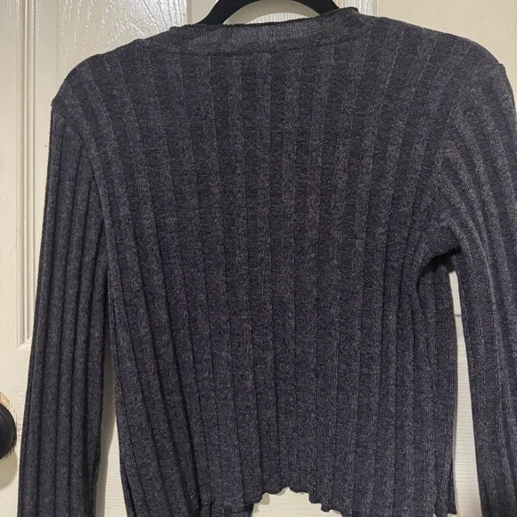 Zara Ribbed Cropped Cardigan | NWT | Size M - Picture 9 of 9